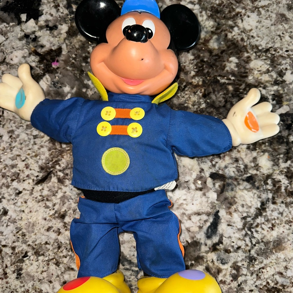 Mattel Mickey Mouse Plush in Blue Outfit